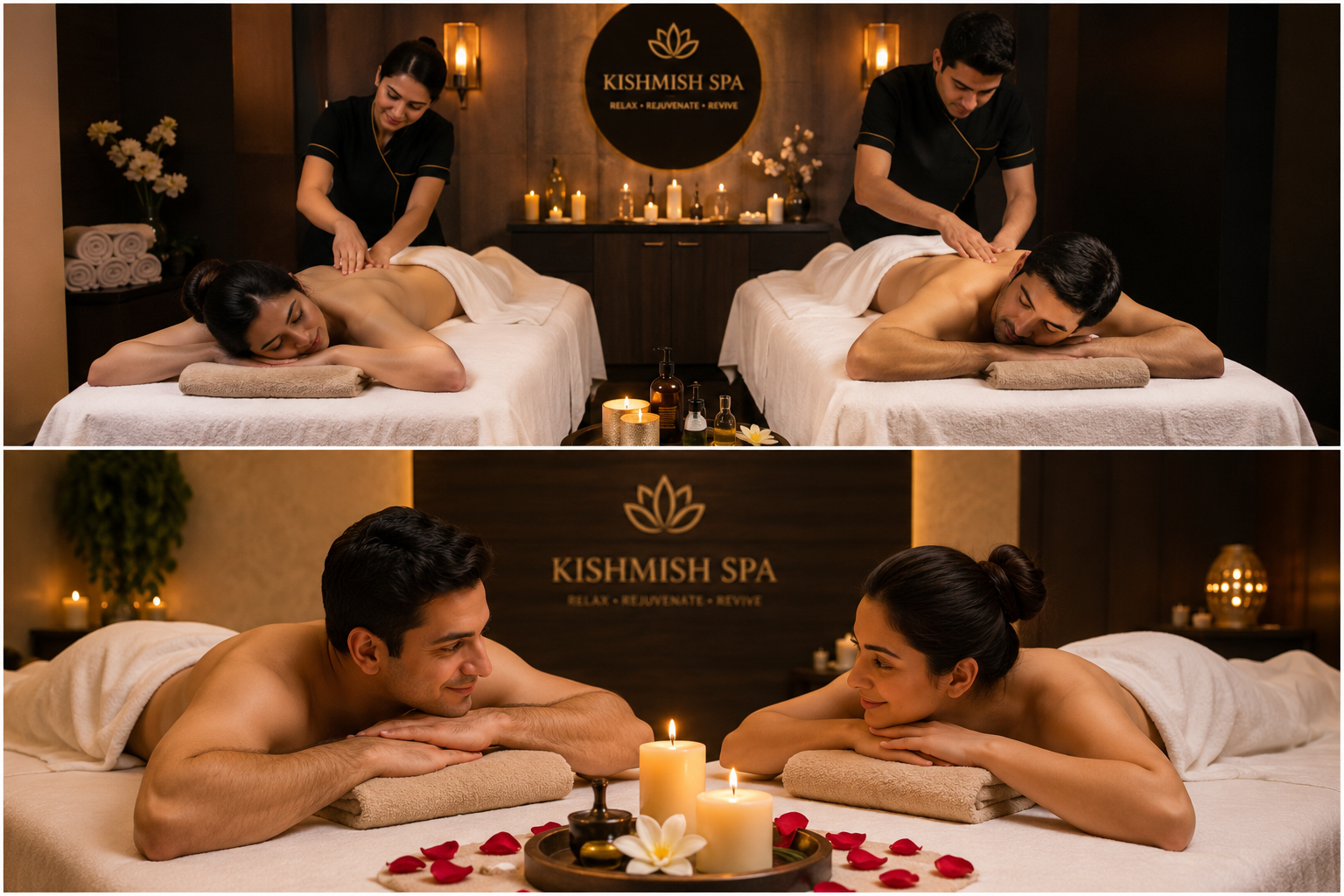 Couple Spa Experience in Chandigarh at Kishmish Spa